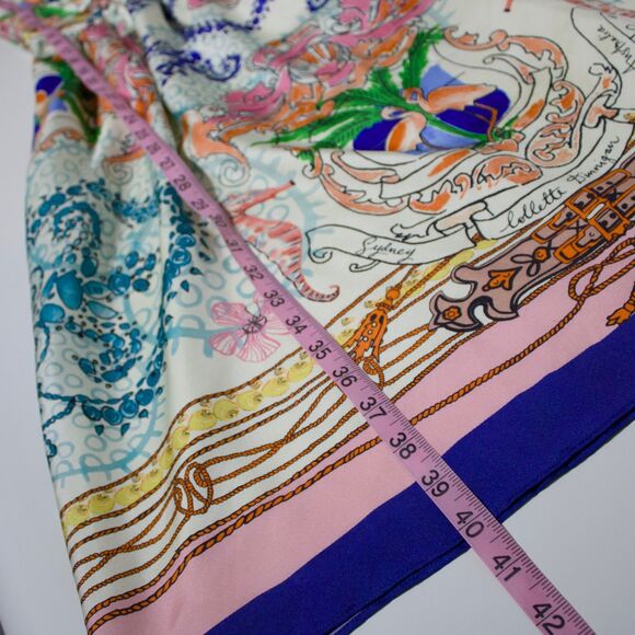 Anthropologie x Collette Dinnigan 100% Silk Midi Dress Shoulder Bows Women Sz. 2 - Picture 13 of 16